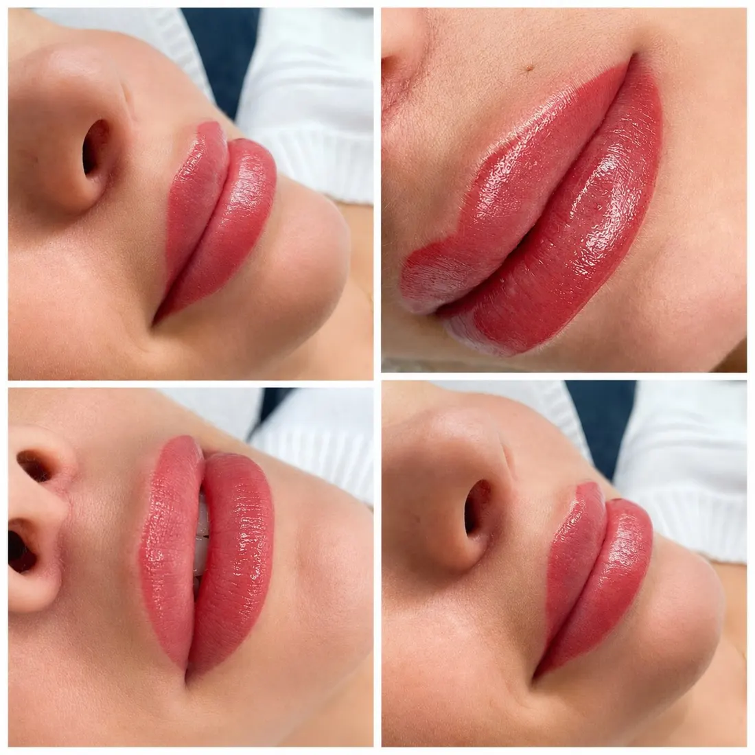 Lippenpigmentierung, Ergebnis